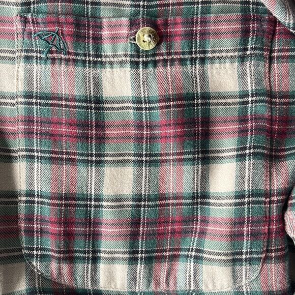 Arnold Palmer button down long sleeve plaid shirt.  Size Large 16-16.5. - Picture 5 of 5